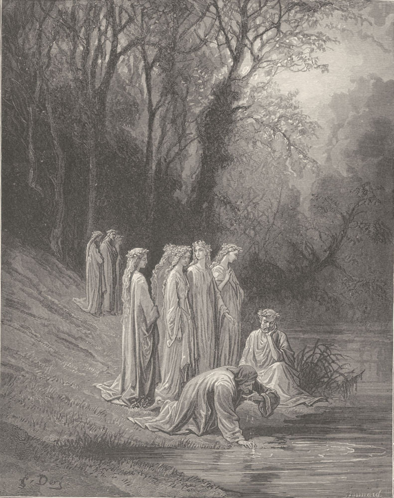DANTE. Where further space allow'd, then, reader might I sing 1893 old print